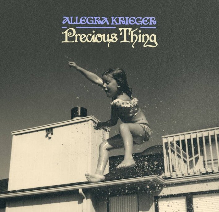Allegra Krieger’s recently released her third album called “Precious Thing,” features a photo of her as a child diving into a pool at their former home in Ponte Vedra.
